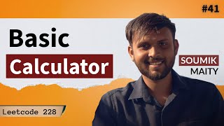 Infix Evaluation | Basic Calculator | Leetcode 224 | Hard