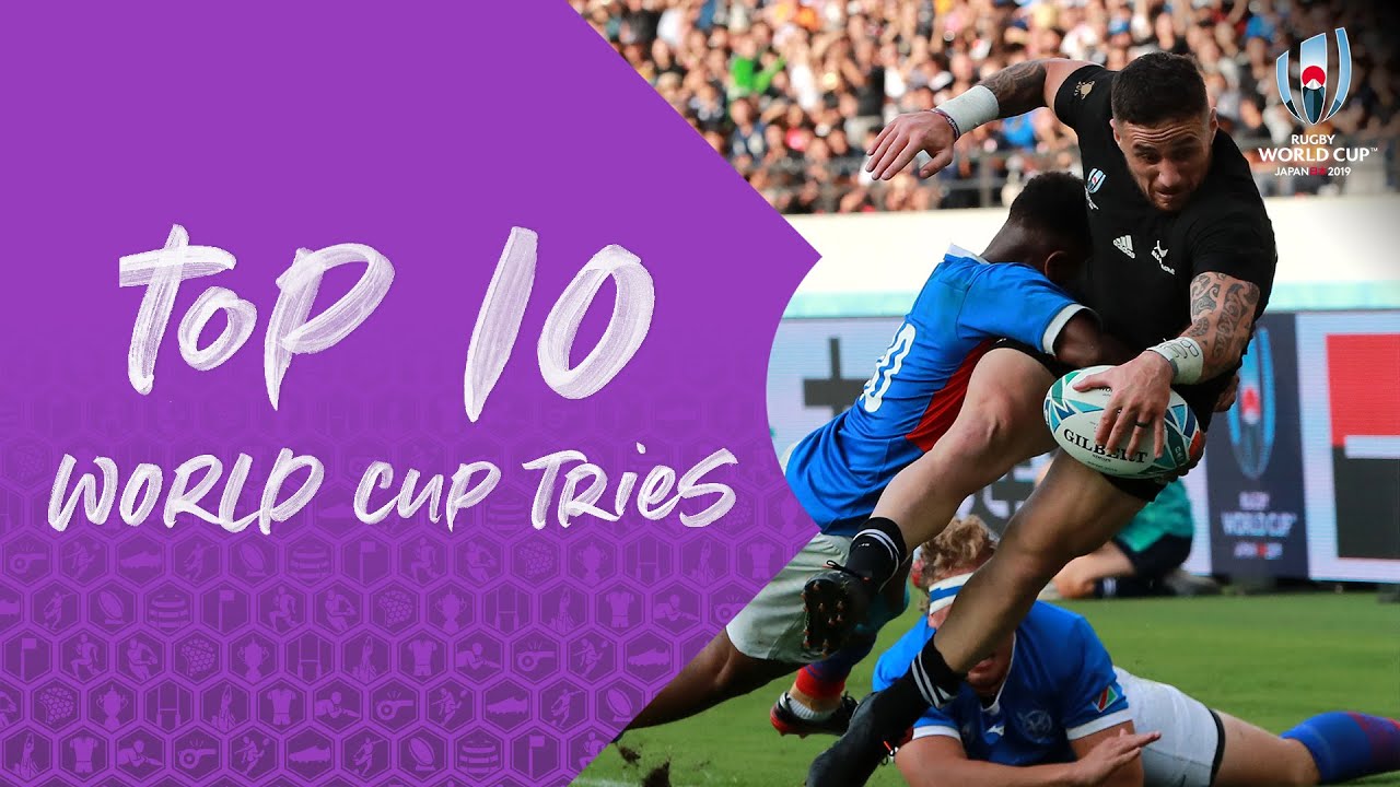 Ten Of The Best Tries From Rugby World Cup 2019 - YouTube