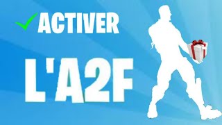 COMMENT ACTIVER L'A2F SUR FORTNITE (PS4, NINTENDO SWITCH, PS4)