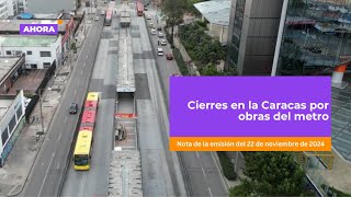 Cierres viales por obras del metro de Bogotá | Movilidad