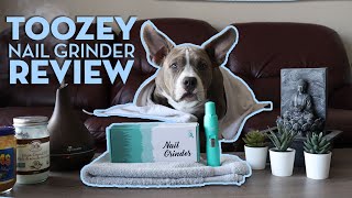 Toozey Dog Nail Grinder Review | Grooming My Pocket American Bully Puppy And Staffy | Nail Trimming