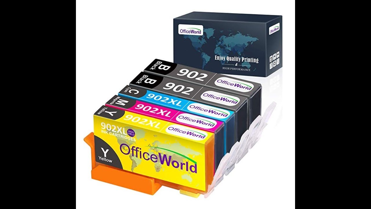 OfficeWorld 5 Pack 902XL Compatible Ink Replacement For HP 902 Ink ...