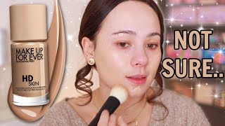 MAKEUP FOREVER HD SKIN UNDETECTABLE LONGWEAR FOUNDATION // WEAR TEST!