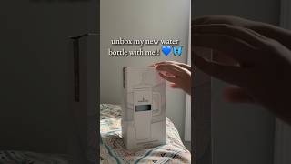 unbox my new water bottle with me !! 💙 #unboxing #waterbottle #blue #unboxingvideo #aesthetic #fy