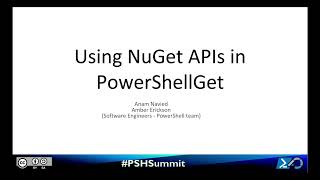 Using NuGet APIs in PowerShellGet