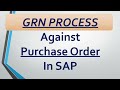 grn process against purchase order in sap full process of grn against po u0026 vendor invoice