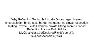 How to Test Private Methods, Fields, and Inner Classes in Java