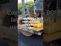 Compacting  BC OF A ROAD using vibratory roller