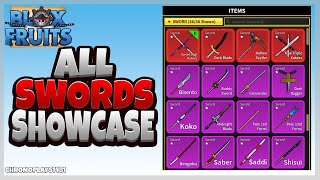 All Swords Showcase (Blox Fruits Update 19)