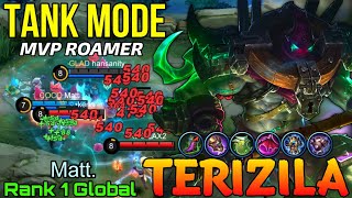 Tank Mode Terizla NonStop Roam \u0026 Gank! - Top 1 Global Terizla by Matt. - Mobile Legends