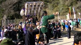 平成26年 沼津 楊原・大朝神社 厳冬海中みそぎ祭り 牛臥山公園