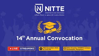 Fourteenth Annual Convocation | Nitte (DU)