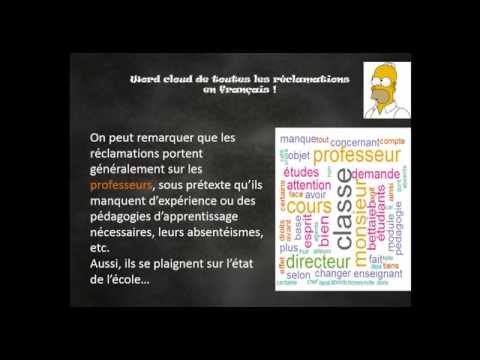 ESPRIT Mining - Profiling des réclamations avec RStudio ESPRIT Mining - Profiling des réclamations avec RStudio
