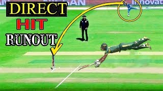 #10 Fastest Direct Hit RunOuts in Cricket History Ever - Impossible Run Outs