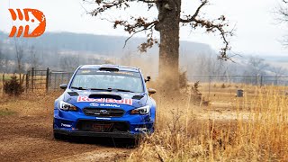 Ken Block, Travis Pastrana, and Barry McKenna Battling for 1st - 100 Acre Wood Rally 2021