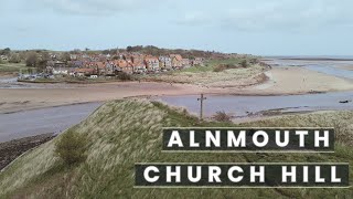 Alnmouth Church Hill | Beach Walk, and Sand Dunes Adventure! DJI Mini 3