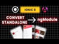 Convert Ionic 8 Angular project from Standalone to ngmodule | Gift Shop  Ep 12