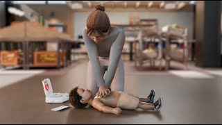 How to perform Child CPR with an AED