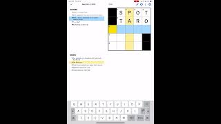 New York Times Mini Daily Crossword Puzzle for October 4, 2023