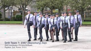 2367Sqn's 2019 Foot Drill Team - Wing Drill Competition