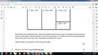 IGCSE ICT June 2020 Paper 32 - Website Authoring