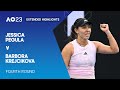 Jessica Pegula v Barbora Krejcikova Extended Highlights | Australian Open 2023 Fourth Round