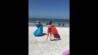 Beach couch fail!
