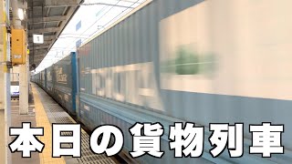 【貨物列車】本日の貨物列車　東海道本線2052番列車　Today's freight train