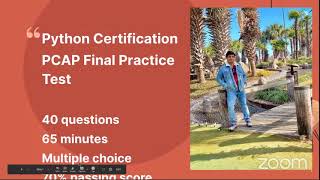 Python Certification PCAP Final Practice Test