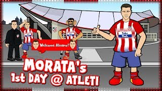 🤣MORATA's 1st DAY AT ATLETI!🤣 (Alvaro Morata signs for Atletico Madrid Parody Transfer)