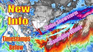 Major Snow Storm Bringing Texas Snow, Damaging Winds, Tornadoes & More!