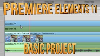Adobe Premiere Elements 11 Tutorial - Creating a Basic Video Project