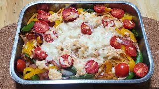 Baked Cheese Tuna Vegetable Pasta  焗芝士吞拿魚雜菜意大利粉