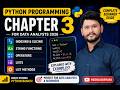 Chapter 3: Python Course - Index Slicing, String Functions, Operators & Lists | Data Analyst 2026