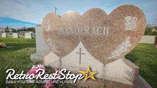 Lisa & Devon Manderach’s Gravesite At St. Patricks Cemetery In Norristown, PA | Retro Rest Stop