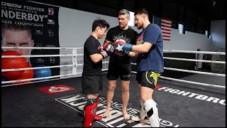 Wing Chun Savate vs Big Guys (Kevin Lee Takes On Wonderboy and Seth)