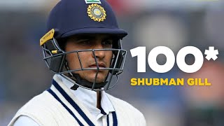 Shubman Gill First Century vs Sussex in County Championship 2022.