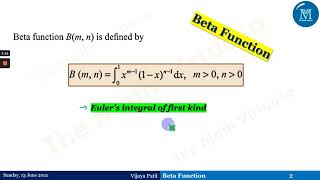 Beta Functions | Trigonometric form | Duplication formula