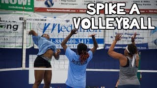 How To HIT A Volleyball ⎮ For Beginners!