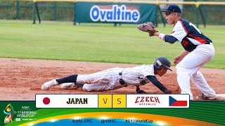 Highlights: 🇨🇿 Czechia vs. Japan 🇯🇵 - WBSC U-12 Baseball World Cup