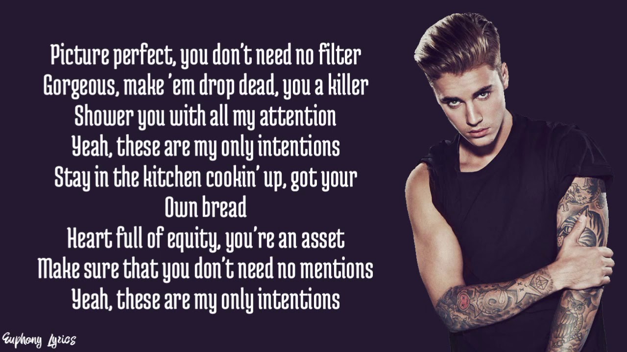 Justin Bieber - Intentions Ft. Quavo (Lyrics) - YouTube