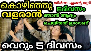 1Week Haircare Routine🔥എന്റെ മുടി വളരാൻ ഞാൻ ചെയ്ത എന്റെ 5 ദിവസത്തെ Haircare ❤20