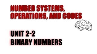Unit 2-2 Binary Numbers | DIGITAL FUNDAMENTALS