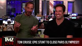 Elex Michaelson Co-Hosts TMZ Live (Tom Cruise's Olympic Surprise, Cardi B's Pregnancy, Trump's NABJ)