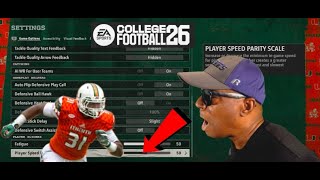 College Football 26 Dynasty Mode - I'm Performing A Player Speed Parity Scale Test In Real Time