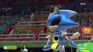 Mario & Sonic at the Rio 2016 Olympic Games (Wii U) - Rhythmic Gymnastics - all Metal Sonic routines