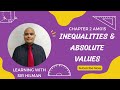 INEQUALITIES & ABSOLUTE VALUES | Chapter 2.2 Absolute Values | AM015 Mathematics Account | Part 1