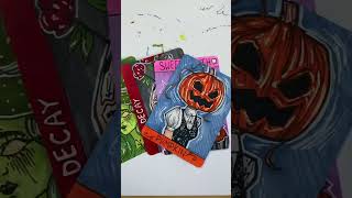 Create a Spooky Halloween Artist Trading Card with me 👻 | SPIDER