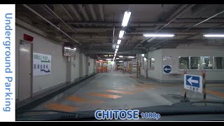 Driving Japan 1080p Hokkaido, Chitoseshi Green Belt Underground parking：Exit  2015-05-02