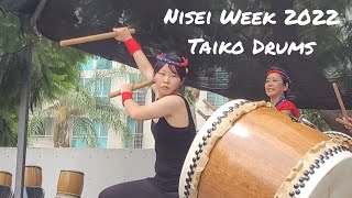 Nisei Week 2022 Taiko Drums Performance in Little Tokyo